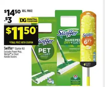 Dollar General Swiffer starter kit offer