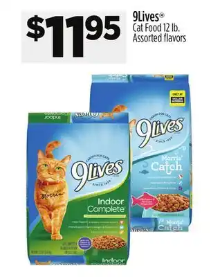 Dollar General 9lives cat food offer