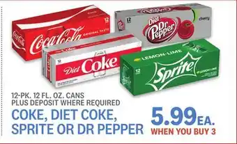 Kings Food Markets Coke, diet coke, sprite or dr pepper offer