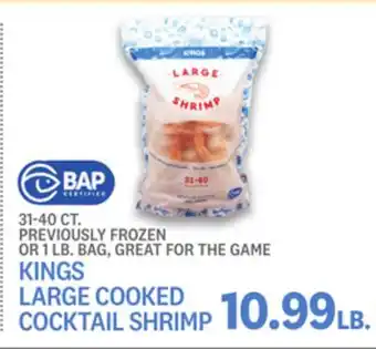 Kings Food Markets Kings large cooked cocktail shrimp offer