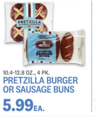 Kings Food Markets Pretzilla burger or sausage buns offer