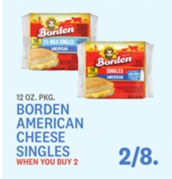 Kings Food Markets Borden american cheese singles offer