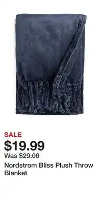 Nordstrom Nordstrom bliss plush throw blanket offer