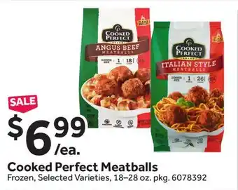 Stop&Shop Cooked perfect meatballs offer
