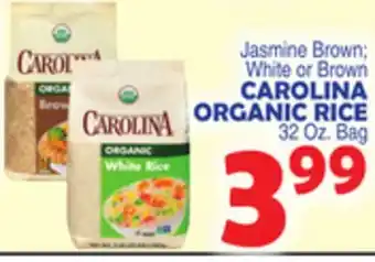 Bravo Supermarkets Carolina organic rice offer