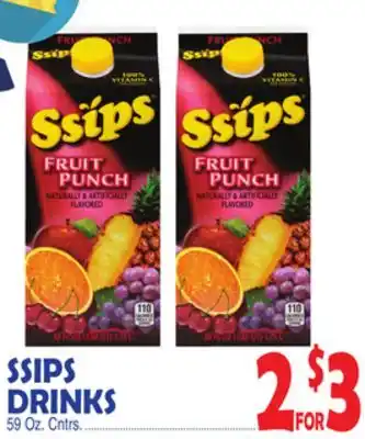Bravo Supermarkets Ssips drinks offer