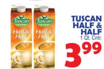 Bravo Supermarkets Tuscan half & half offer