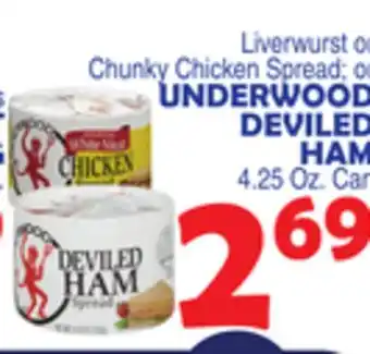 Bravo Supermarkets Underwood deviled ham offer