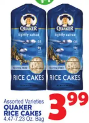 Bravo Supermarkets Quaker rice cakes offer