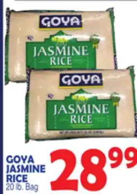Bravo Supermarkets Goya jasmine rice offer