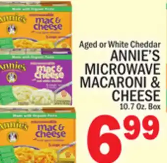 C Town Annie's microwave macaroni & cheese offer