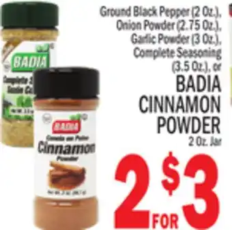 C Town Badia cinnamon powder 2 oz. jar offer
