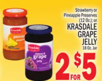 C Town Krasdale grape jelly offer