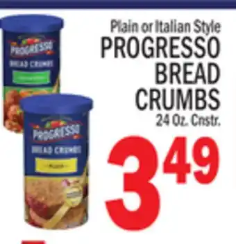 C Town Progresso bread crumbs offer