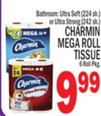 C Town Charmin mega roll tissue offer