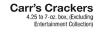 The Fresh Grocer Crackers offer