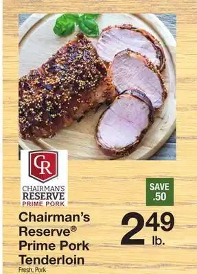 The Fresh Grocer Prime pork tenderloin offer