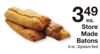 The Fresh Grocer Store made batons offer