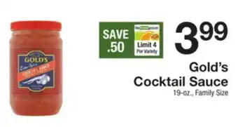 The Fresh Grocer Cocktail sauce offer
