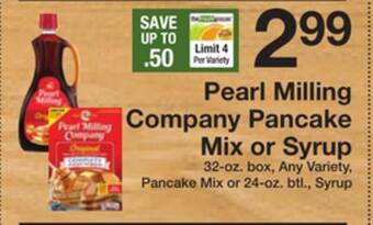 The Fresh Grocer Pancake mix or syrup offer