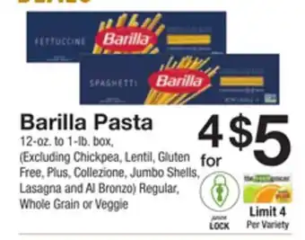 The Fresh Grocer Pasta offer