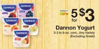 The Fresh Grocer Yogurt offer