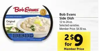 Safeway Bob Evans Side Dish offer