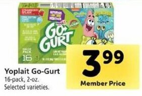 Safeway Yoplait Go-Gurt offer