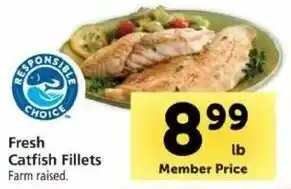 Safeway Fresh Catfish Fillets offer