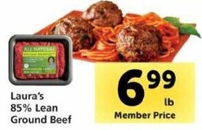 Safeway Laura's 85% Lean Ground Beef offer