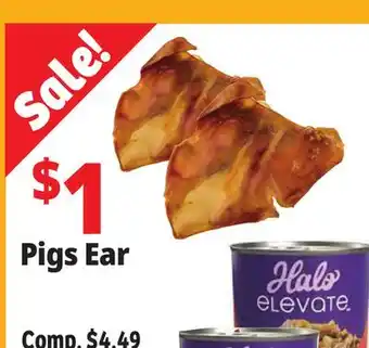 Ocean State Job Lot Full size dehydrated pig ears offer