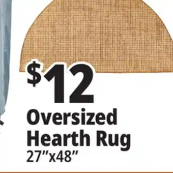 Ocean State Job Lot Oversized hearth rug offer