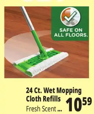 Ocean State Job Lot 24 ct. wet mopping cloth refills offer
