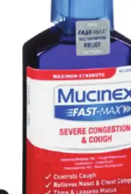 Ocean State Job Lot Mucinex fast-max severe congestion & cough offer