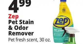 Ocean State Job Lot Zep pet stain and odor remover, 32 oz offer