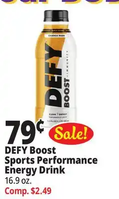 Ocean State Job Lot Defy boost sports performance energy drink offer