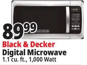 Ocean State Job Lot Black + decker 1000w stainless steel microwave oven offer