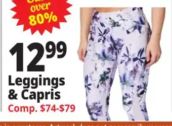 Ocean State Job Lot Leggings & capris offer