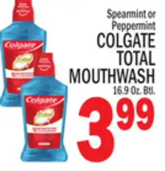 C Town Colgate total mouthwash offer