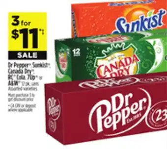 Dollar General Dr pepper , sunkist , canada dry , rc cola, 7up or a & w offer