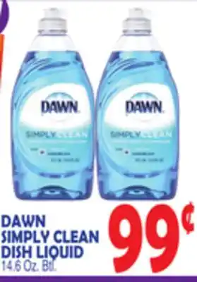 Bravo Supermarkets Dawn simply clean dish liquid offer