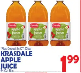 Bravo Supermarkets Krasdale apple juice offer