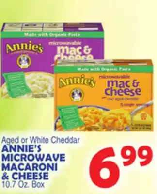 Bravo Supermarkets Annie's microwave macaroni & cheese offer