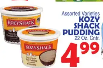 Bravo Supermarkets Kozy shack pudding offer