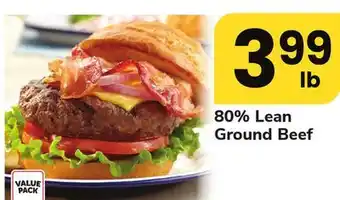 ACME 80% lean ground beef offer