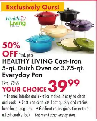 Boscov's Healthy living cast-iron 5-qt. dutch oven or 3.75-qt offer