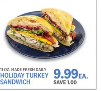 Kings Food Markets Daily holiday turkey sandwich offer