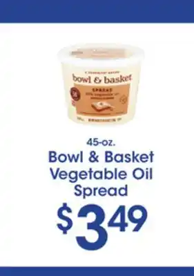 Price Rite Bowl & basket vegetable oil spread offer