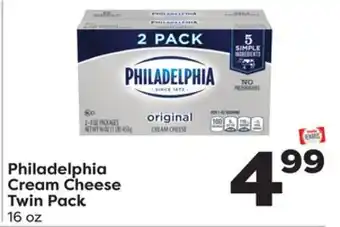 Weis Markets Philadelphia cream cheese twin pack offer