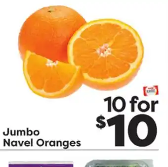 Weis Markets Jumbo navel oranges offer